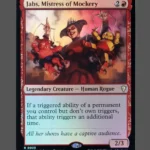 Jabs, Mistress of Mockery Foil MTG proxy card from Mystery Booster Commander Edition #23