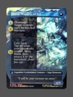 Jill, Shiva's Dominant/Shiva, Warden of Ice Surge Foil MTG proxy card from Final Fantasy #523