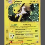 Jolteon Foil Pokemon proxy card from Skyridge #H12