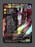 Joshua, Phoenix's Dominant/Phoenix, Warden of Fire Surge Foil MTG proxy card from Final Fantasy #542