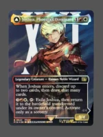 Joshua, Phoenix's Dominant/Phoenix, Warden of Fire Surge Foil MTG proxy card from Final Fantasy #542