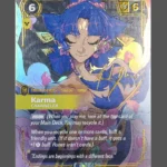 Karma - Channeler Signature Foil Riftbound proxy card from Spiritforged #237*/221
