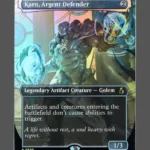 Karn, Argent Defender Foil MTG proxy card from Reality Fracture #320