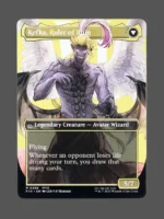 Kefka, Court Mage / Kefka, Ruler of Ruin Holo MTG proxy card from Final Fantasy #398