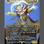Kefka, Court Mage / Kefka, Ruler of Ruin Holo MTG proxy card from Final Fantasy #398