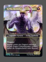 Kefka, Court Mage/Kefka, Ruler of Ruin Surge Foil MTG proxy card from Final Fantasy #543