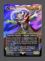 Kefka, Court Mage/Kefka, Ruler of Ruin Surge Foil MTG proxy card from Final Fantasy #543