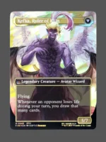 Kefka, Court Mage/Kefka, Ruler of Ruin Surge Foil MTG proxy card from Final Fantasy #543