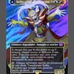Kefka, Court Mage/Kefka, Ruler of Ruin Surge Foil MTG proxy card from Final Fantasy #543