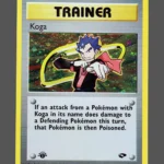 Koga Regular Pokemon proxy card from Gym Challenge #19