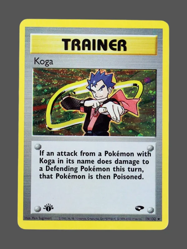 Koga Regular Pokemon proxy card from Gym Challenge #19
