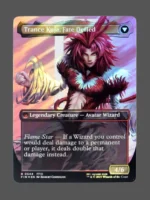 Kuja, Genome Sorcerer/Trance Kuja, Fate Defied Surge Foil MTG proxy card from Final Fantasy #544