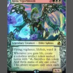 Kwia Vigorbloom Foil MTG proxy card from Reality Fracture #352