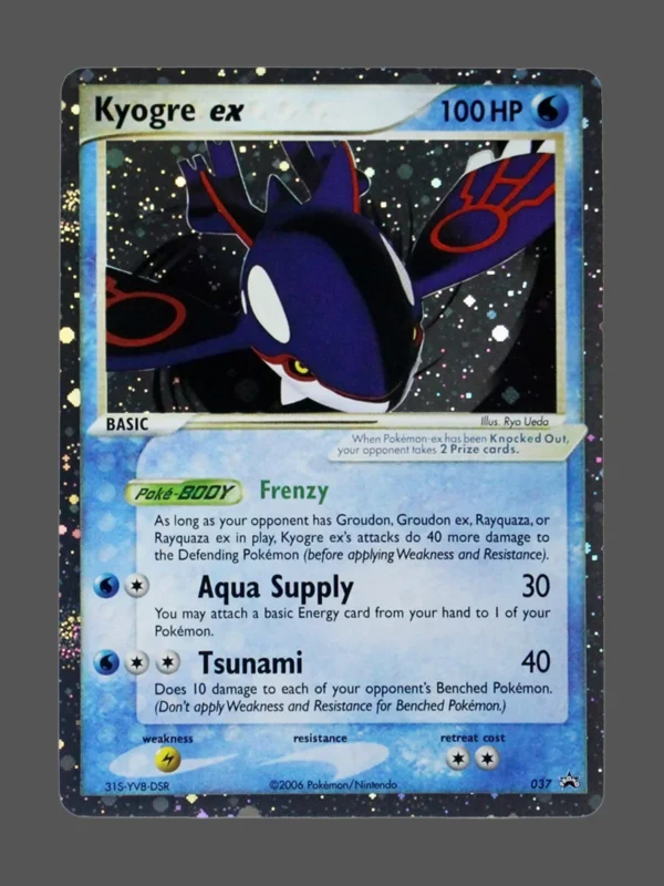 Kyogre ex Galaxy Foil Pokemon proxy card from Nintendo Black Star Promos #037