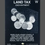 Land Tax Holo MTG proxy card from The Zeta Set #126