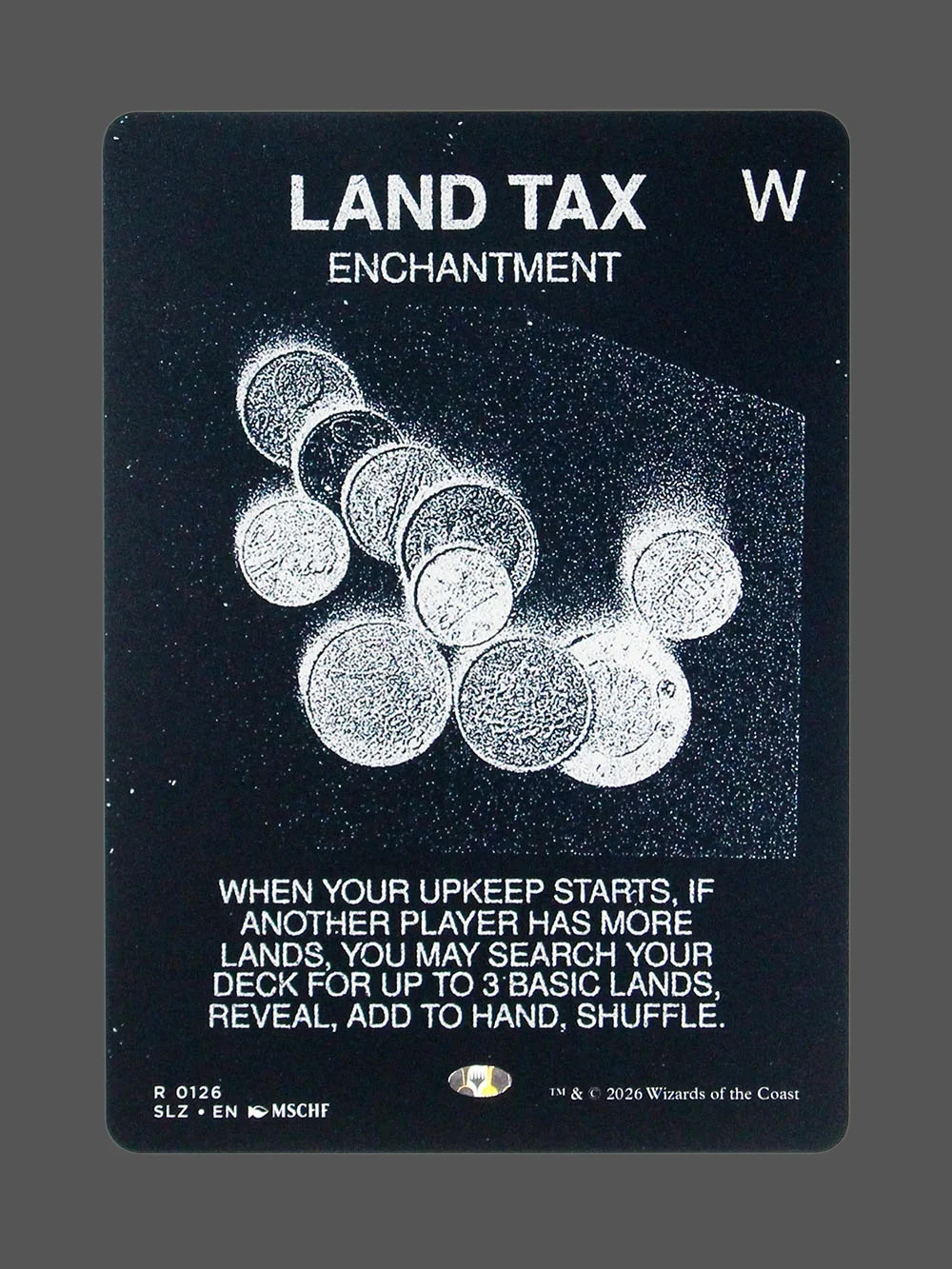 land-tax-126.webp Land Tax Holo MTG proxy card from The Zeta Set #126