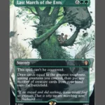 Last March of the Ents Holo MTG proxy card from The Hobbit Eternal #27