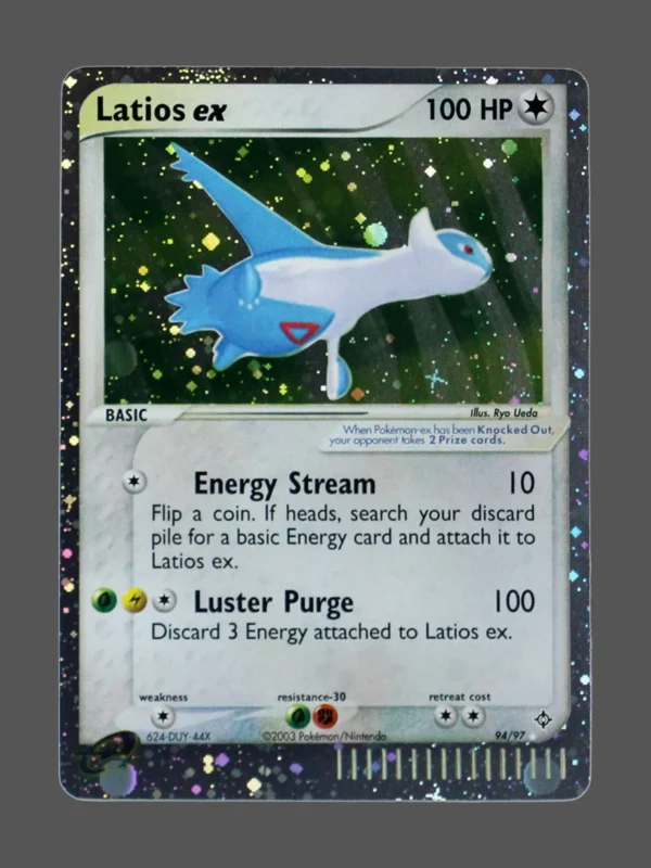 Latios ex Galaxy Foil Pokemon proxy card from EX Dragon #94
