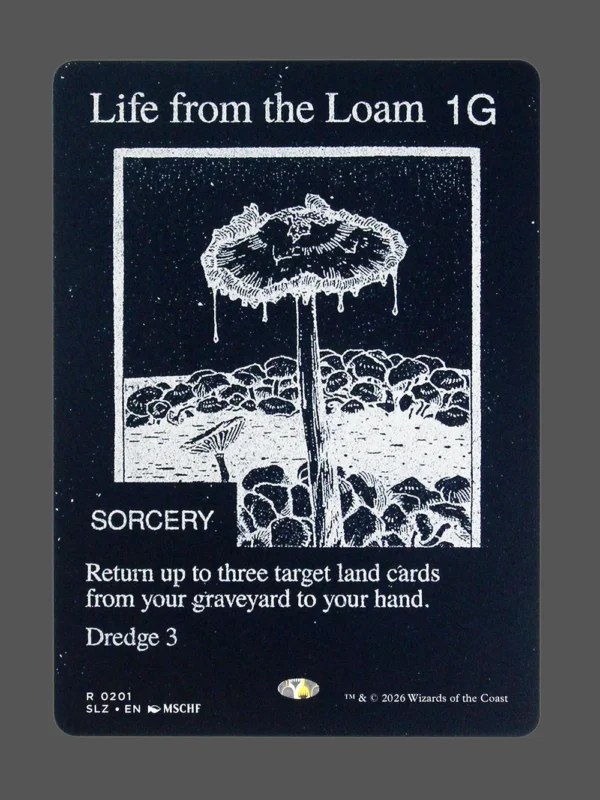 Life from the Loam Holo MTG proxy card from The Zeta Set #201