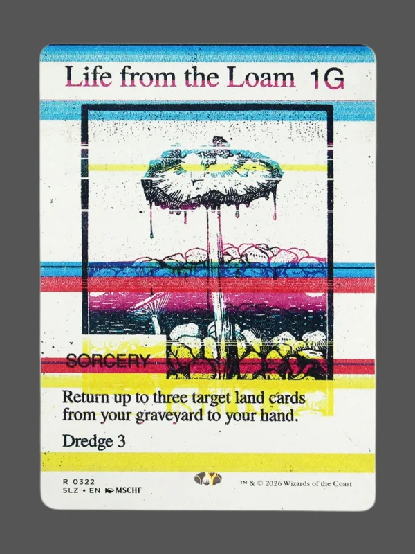 Life from the Loam Holo MTG proxy card from The Zeta Set #322