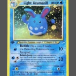 Light Azumarill Regular Pokemon proxy card from Neo Destiny #13