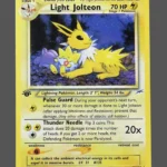Light Jolteon Regular Pokemon proxy card from Neo Destiny #48