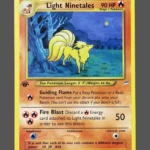 Light Ninetales Regular Pokemon proxy card from Neo Destiny #50