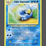 Light Vaporeon Regular Pokemon proxy card from Neo Destiny #52