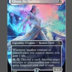 Liliana the Faultless Foil MTG proxy card from Reality Fracture #293