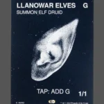 Llanowar Elves Holo MTG proxy card from The Zeta Set #202