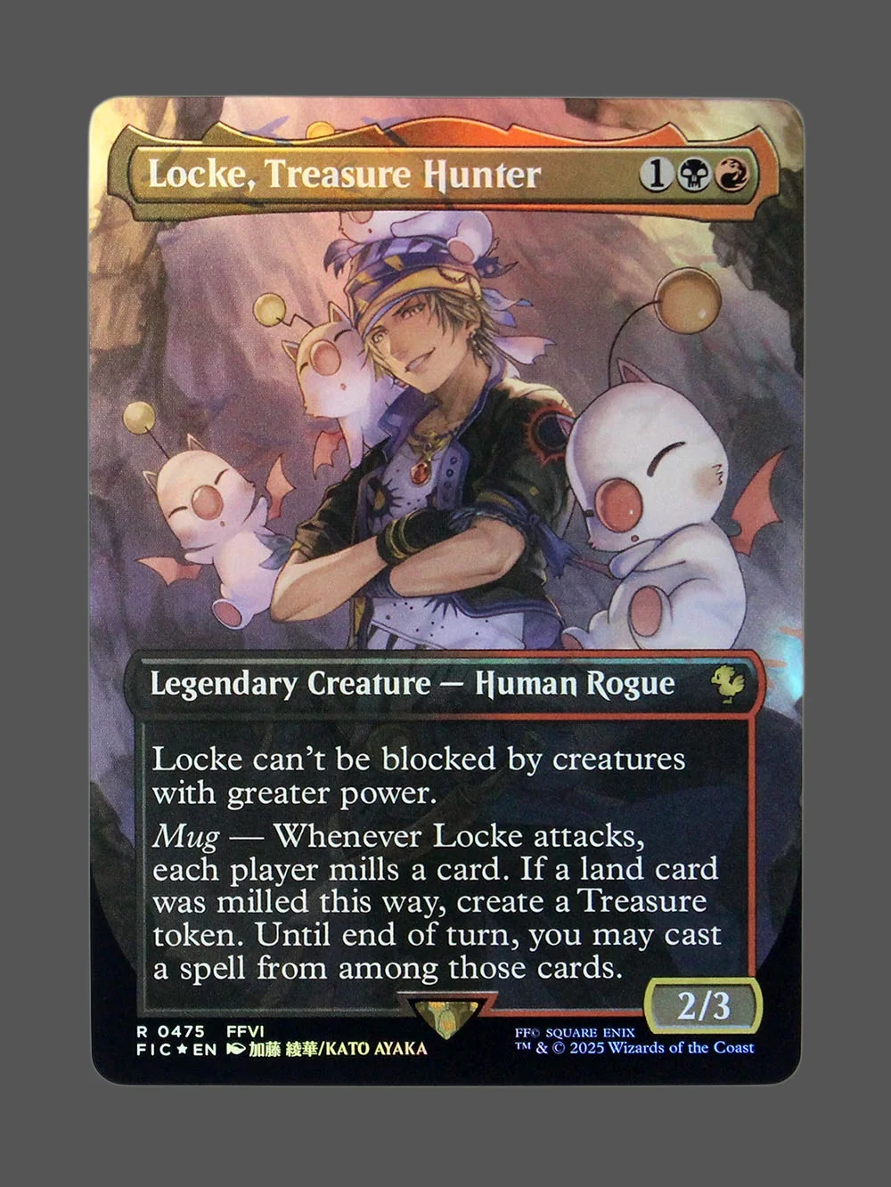 locke-treasure-hunter-475-chocobotrackfoil.webp Locke, Treasure Hunter Chocobotrack Foil MTG proxy card from Final Fantasy Commander #475