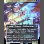 Lotho, Corrupt Shirriff Surge Foil MTG proxy card from The Hobbit Eternal #74