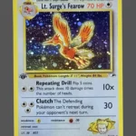 Lt. Surge Regular Pokemon proxy card from Gym Heroes #17