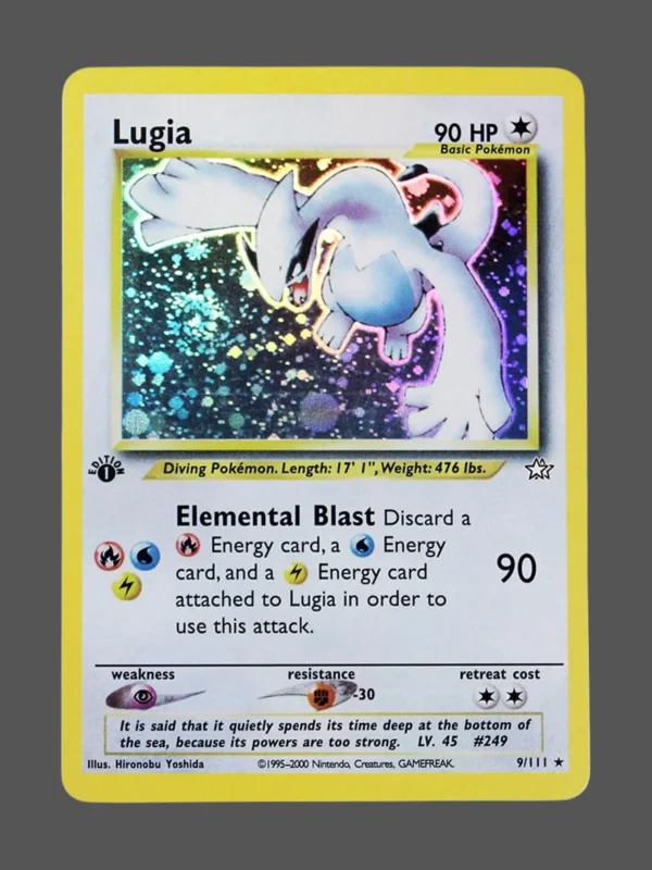Lugia Regular Pokemon proxy card from Neo Genesis #9