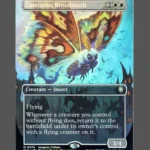 Luminous Broodmoth Foil MTG proxy card from Bloomburrow Commander #074