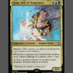 Lyna, Veil of Vengeance Foil MTG proxy card from Mystery Booster Commander Edition #43