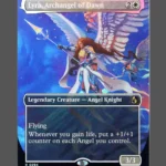 Lyra, Archangel of Dawn Foil MTG proxy card from Reality Fracture #294