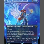 Lyra, Tolarian Archangel Foil MTG proxy card from Reality Fracture #301
