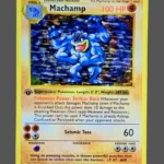 Machamp Regular Pokemon proxy card from Base Set #8