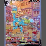Machamp V Regular Pokemon proxy card from Astral Radiance #172