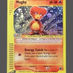 Magby Regular Pokemon proxy card from Expedition #17