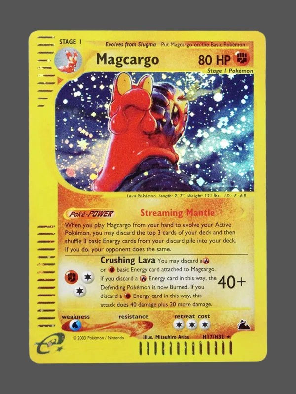 Magcargo Regular Pokemon proxy card from Skyridge #H17