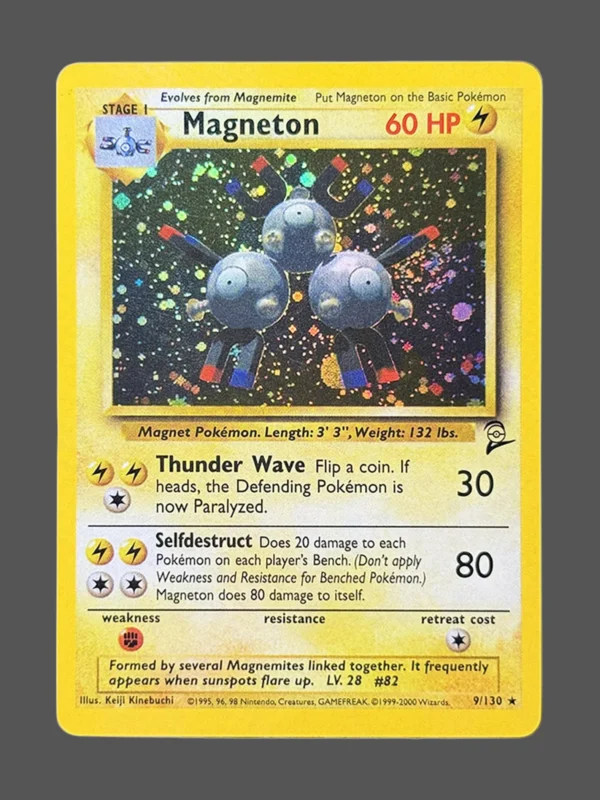 Magneton Regular Pokemon proxy card from Base Set 2 #9
