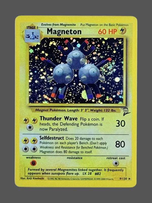 Magneton Regular Pokemon proxy card from Base Set #9