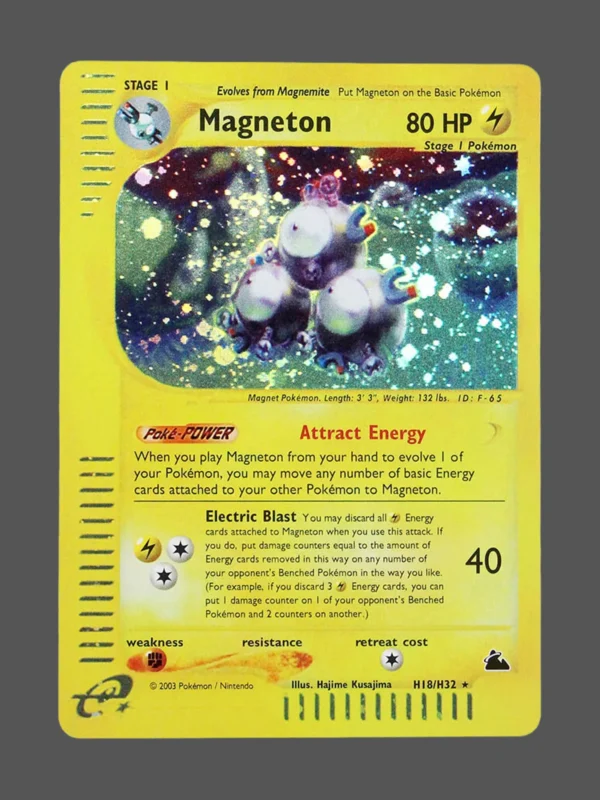 Magneton Foil Pokemon proxy card from Skyridge #H18