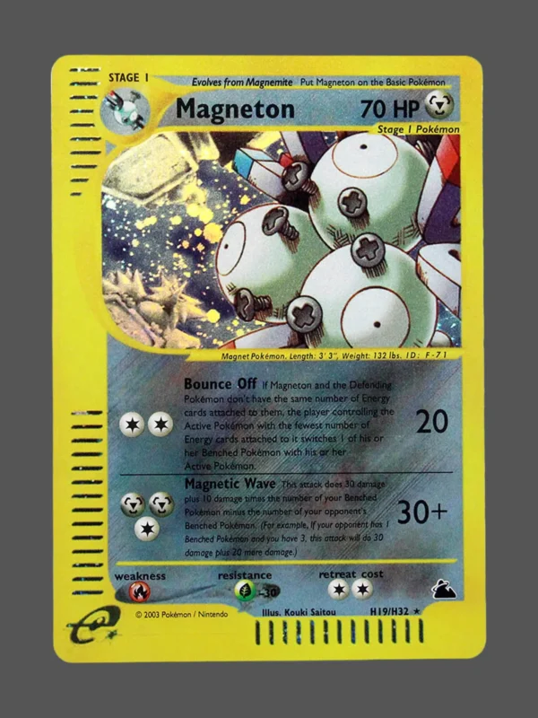 Magneton Regular Pokemon proxy card from Skyridge #H19