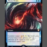 Mana Drain Foil MTG proxy card from Commander Legends #637