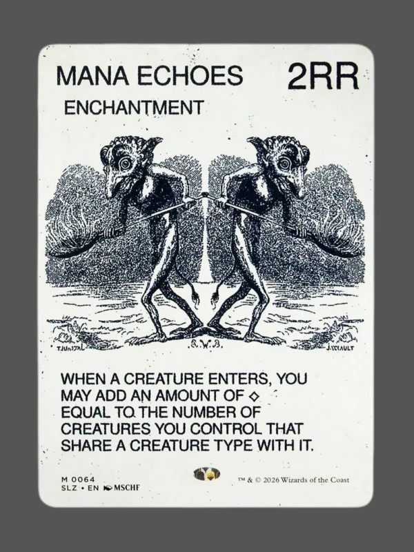Mana Echoes Holo MTG proxy card from The Zeta Set #64