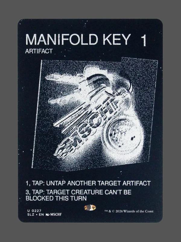 Manifold Key Holo MTG proxy card from The Zeta Set #227