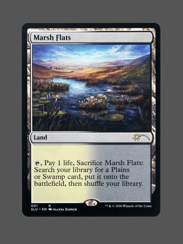 Marsh Flats Holo MTG proxy card from Secret Lair: Ultimate Edition #1